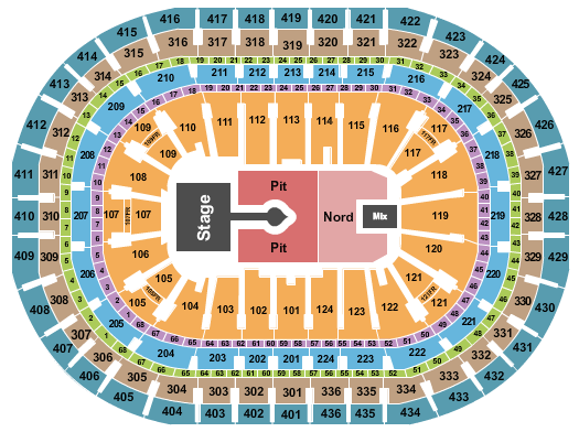 Centre Bell Sabrina Carpenter Seating Chart