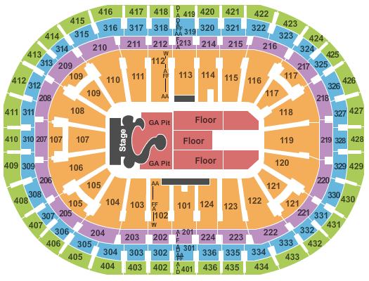 Centre Bell Selena Gomez Seating Chart