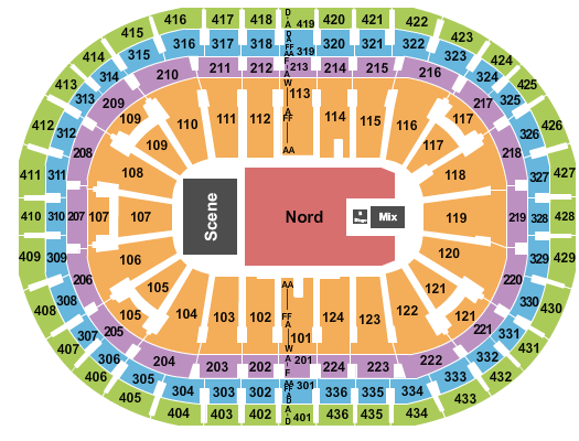 Centre Bell Shania Twain-2 Seating Chart