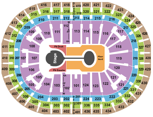 Shawn Mendes Centre Bell Seating Chart