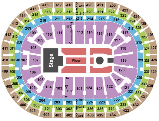 Centre Bell Shawn Mendes Seating Chart