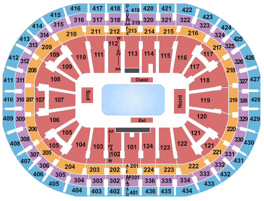 Centre Bell Stars On Ice Seating Chart