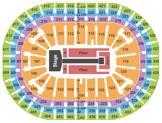 Centre Bell Taylor Swift Seating Chart