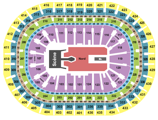 Centre Bell Tim McGraw Seating Chart