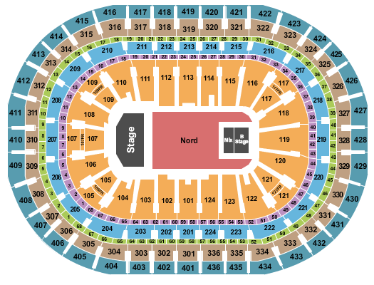 Centre Bell Tyler The Creator Seating Chart