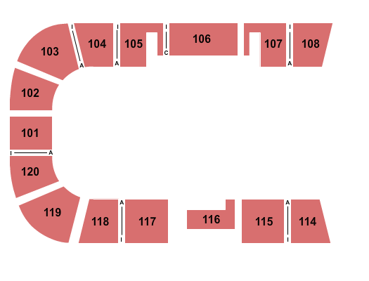 Centre Jean-Daigle Open Floor Seating Chart