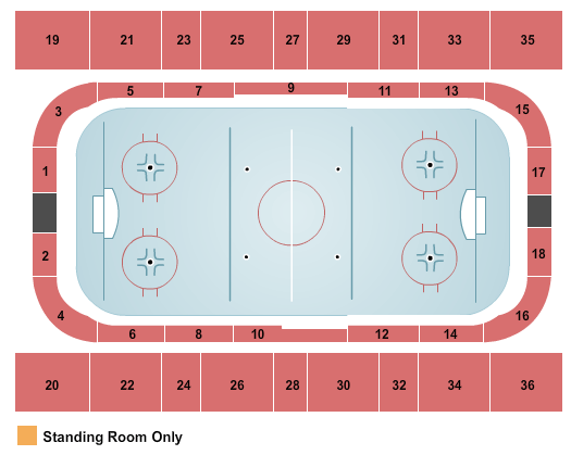 Centre Marcel Dionne Hockey Seating Chart
