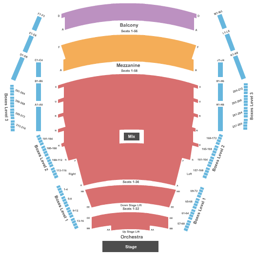 Centre In The Square - Ontario Seating Chart