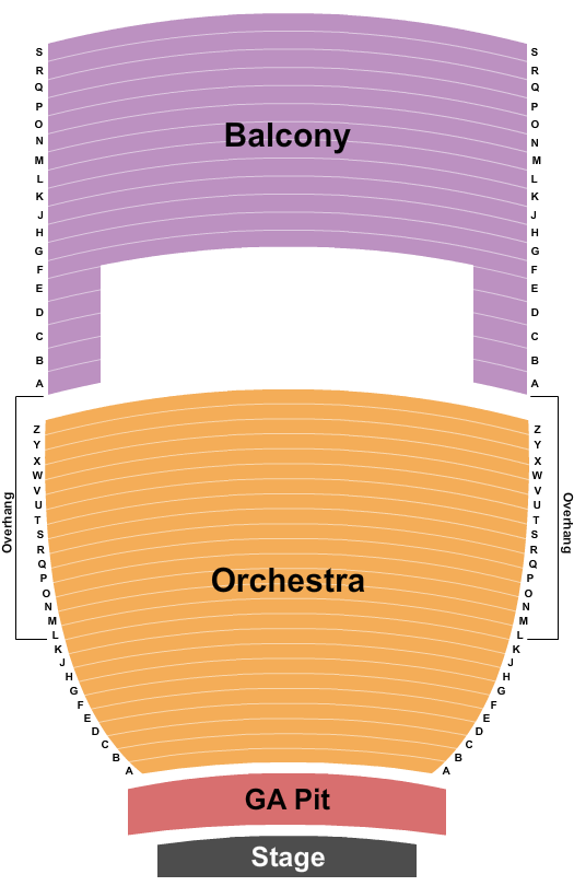 Sala Antonio Paoli at Centro de Bellas Artes Luis A. Ferre Endstage GA Pit Seating Chart