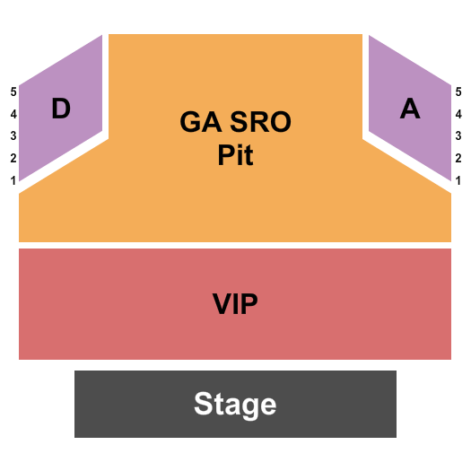 Century Casino Cape Girardeau Endstage VIP Seating Chart