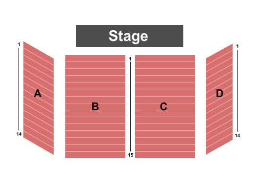 Century Casino Cape Girardeau End Stage Seating Chart