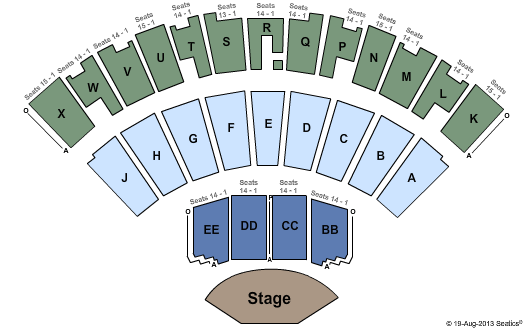 Bell Convention Hall At Century II Performing Arts & Convention Center End Stage Seating Chart
