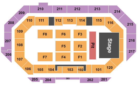 Idaho Central Arena Chris Young Seating Chart