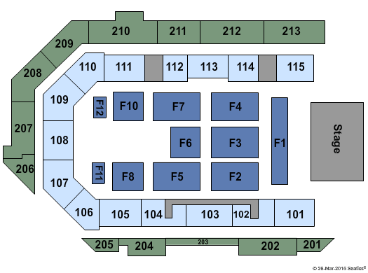 Idaho Central Arena Ringo Starr Seating Chart