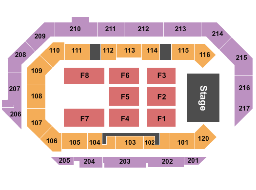 Idaho Central Arena Seating Chart