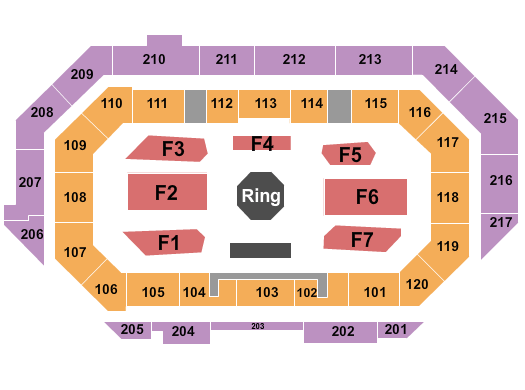 Idaho Central Arena UFC Seating Chart