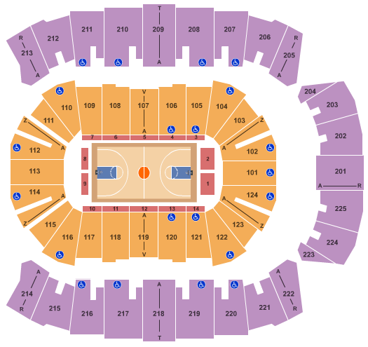 Centurylink Basketball Seating Chart