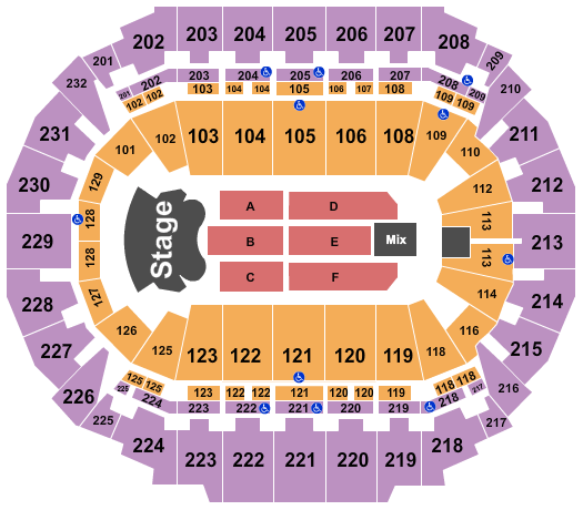 CHI Health Center Omaha Elton John Seating Chart