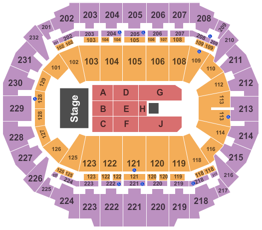 CHI Health Center Omaha seating chart event tickets center