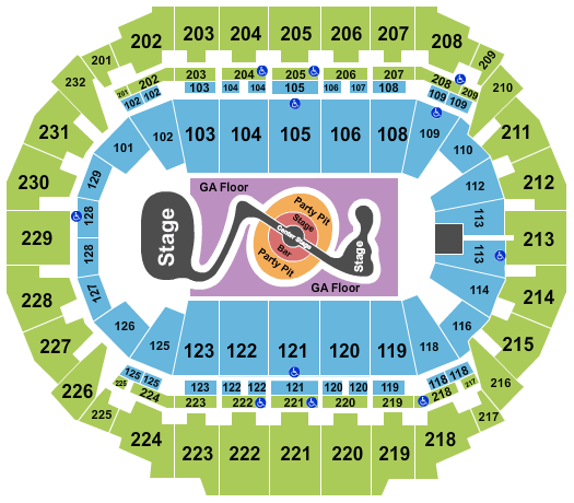 Square Garden Seating Chart Justin Timberlake