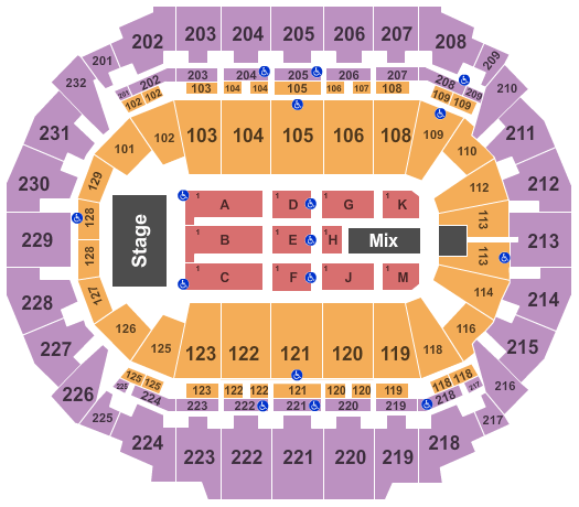 CHI Health Center Omaha Shawn Mendes Seating Chart