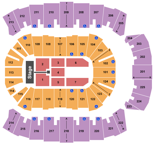 Brookshire Grocery Arena Casting Crowns Seating Chart