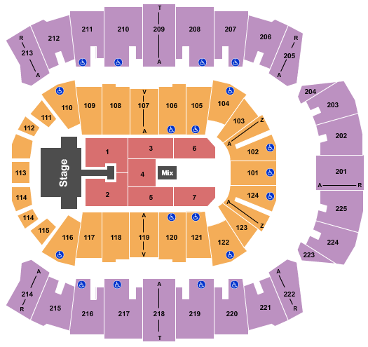Brookshire Grocery Arena Def Leppard Seating Chart