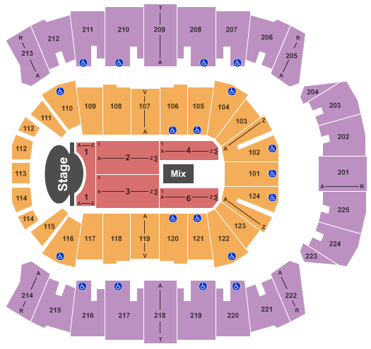 Brookshire Grocery Arena Garth Brooks Seating Chart