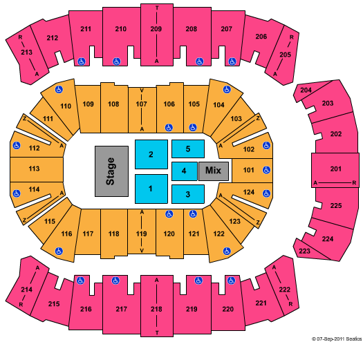 Brookshire Grocery Arena Half House Seating Chart