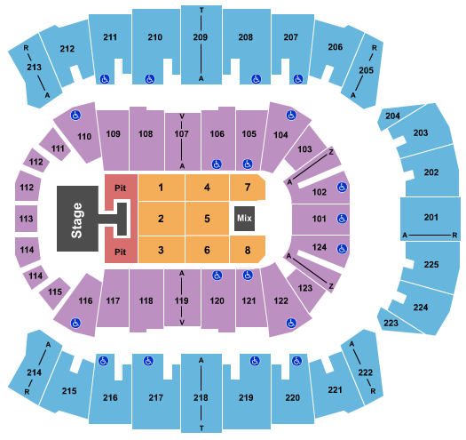 Brookshire Grocery Arena Kane Brown Seating Chart