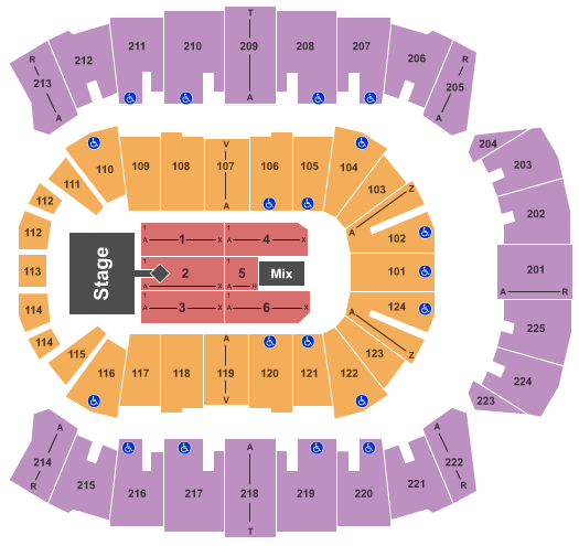 Brookshire Grocery Arena Mary J. Blige Seating Chart