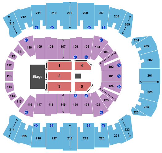 Brookshire Grocery Arena seating chart event tickets center