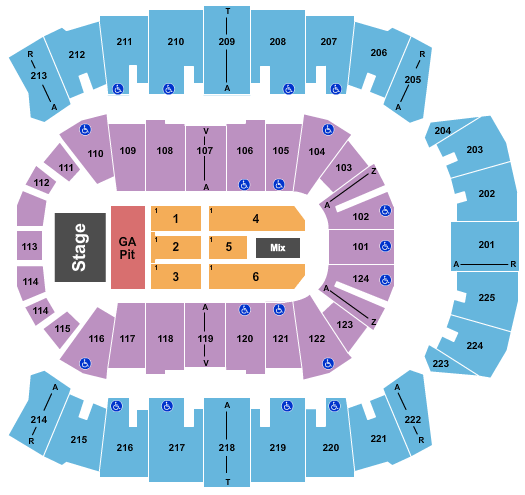 Brookshire Grocery Arena Miranda Lambert Seating Chart