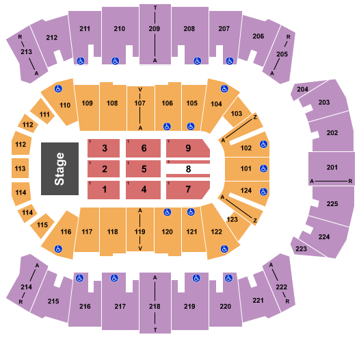 Brookshire Grocery Arena Paul McCartney Seating Chart