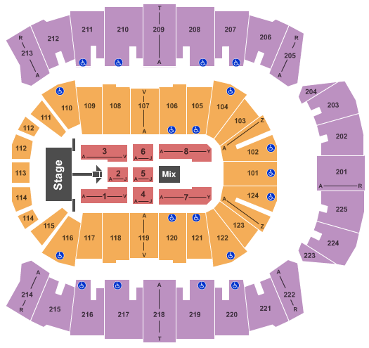 Brookshire Grocery Arena R Kelly Seating Chart