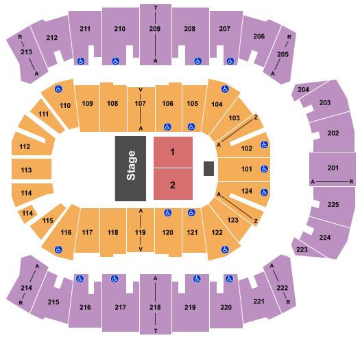 Brookshire Grocery Arena Sesame Street Live Seating Chart