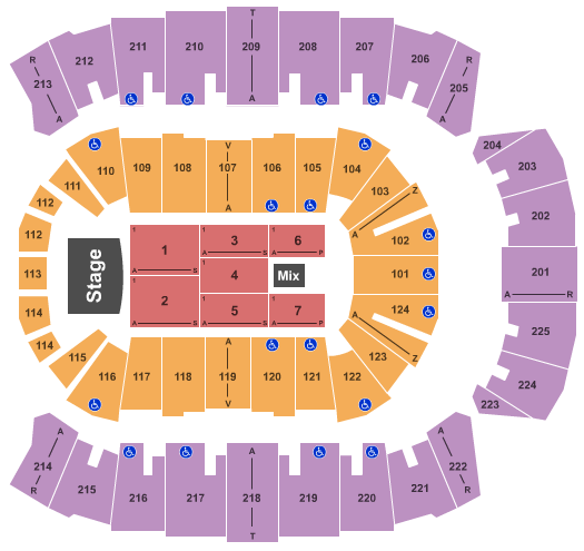 Brookshire Grocery Arena Stevie Nicks Seating Chart