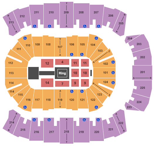 Brookshire Grocery Arena WWE Seating Chart