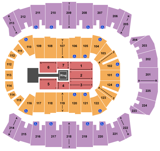 Brookshire Grocery Arena WWE 2 Seating Chart