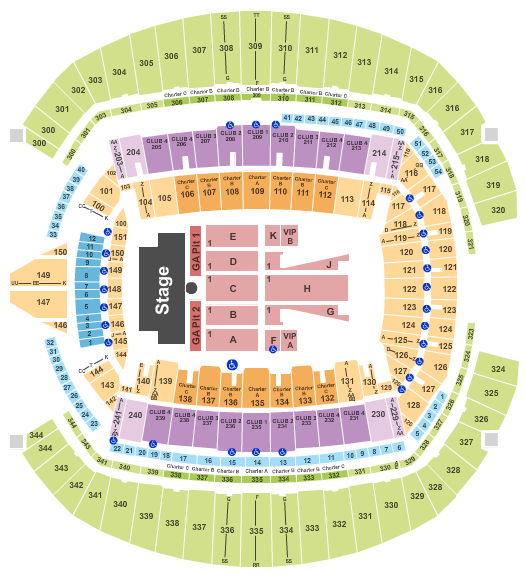 Lumen Field Guns N Roses Seating Chart