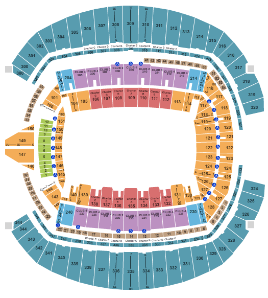 seating chart for Lumen Field - Supercross - eventticketscenter.com