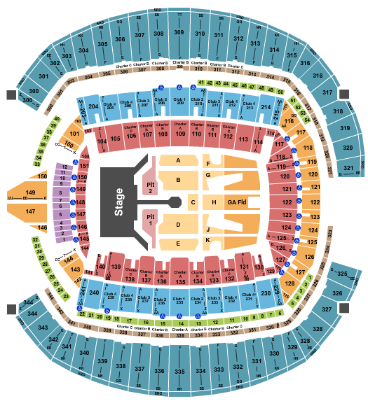 Centurylink Seating Chart Taylor Swift