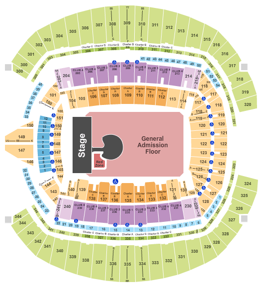 Lumen Field U2 2017 Seating Chart