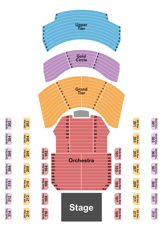 Cerritos Center Endstage 2 Seating Chart