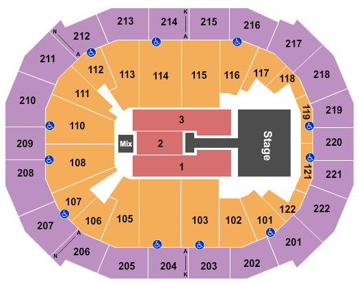 Chaifetz Arena Brad Paisley Seating Chart