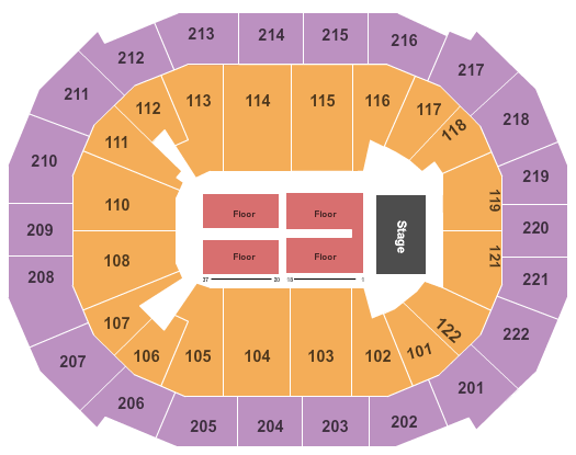 Chaifetz Arena End Stage Seating Chart