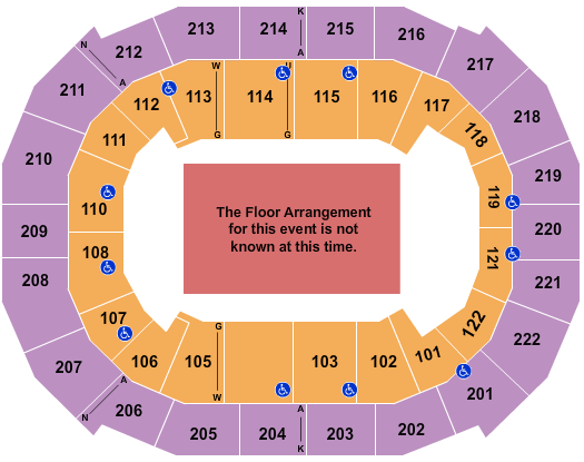 Chaifetz Arena Generic Floor Seating Chart