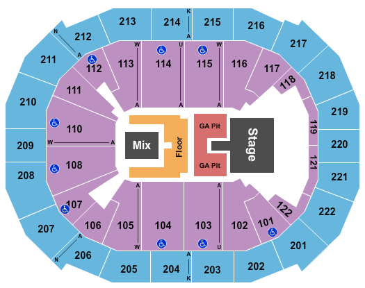 Chaifetz Arena Jake Owen Seating Chart