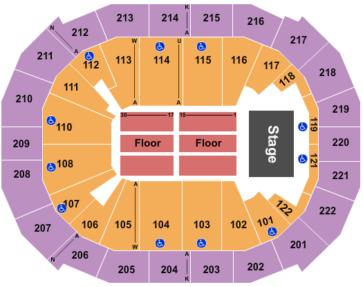 Chaifetz Arena Seating Chart & Maps - St. Louis