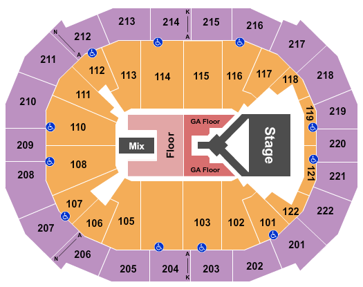 Chaifetz Arena MoneyBagg Yo Seating Chart